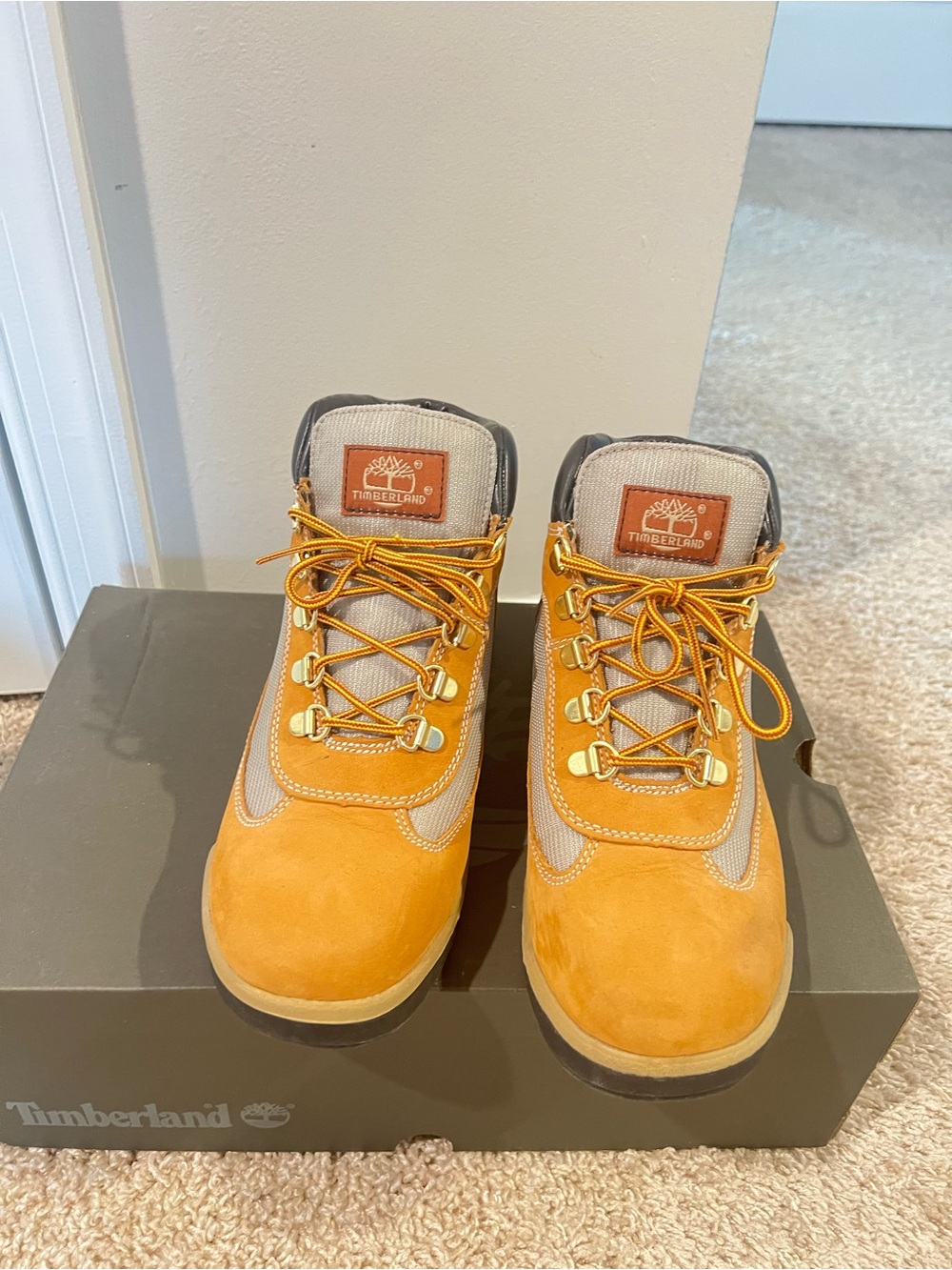 Timberland Kids' Wheat Suede Field Boot